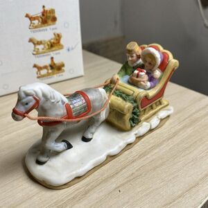 Geo. Z. Lefton Colonial Village One Horse Open Sleigh TSD06460 Accessory 1987